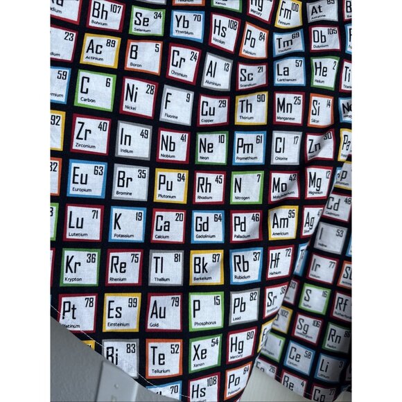 Rare Retrolicious 50s-Style A-line Skirt Periodic Table Pattern Size Large Flare - Picture 4 of 7